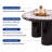 Minimalist Coffee Table with Terrazzo Top
