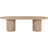 Jahlisa Oval Extendable 90'' to 123" Solid Wood Oak Dining Table-1040019282