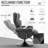 Swivel Manual Recliner with  Two Cup Holders