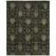 Donahue Wool Floral Area Rug in Dark Green-307979979