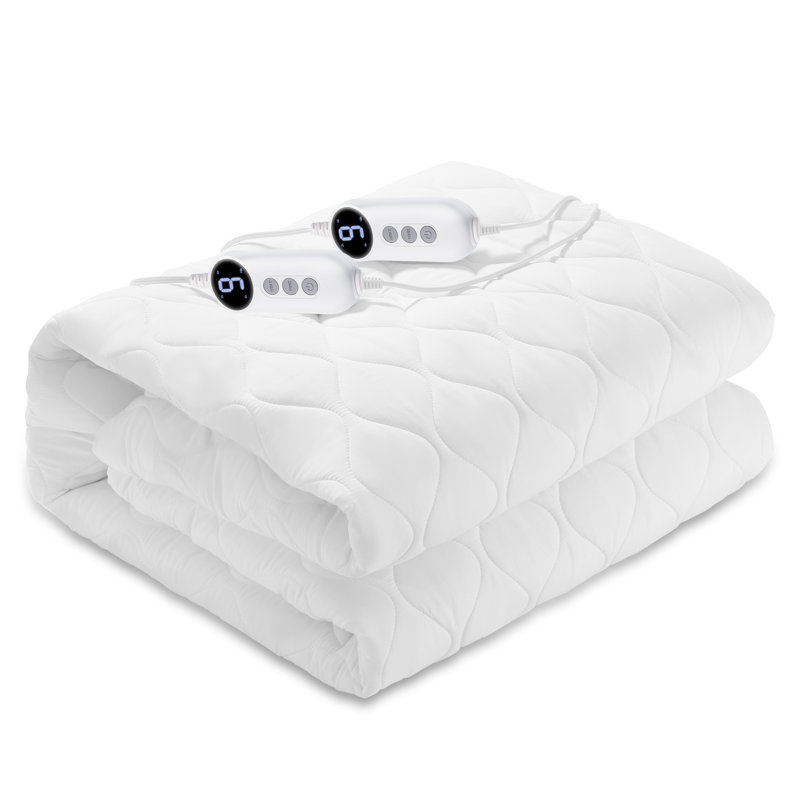 Matelas chauffant Aladino, Blanc, Double