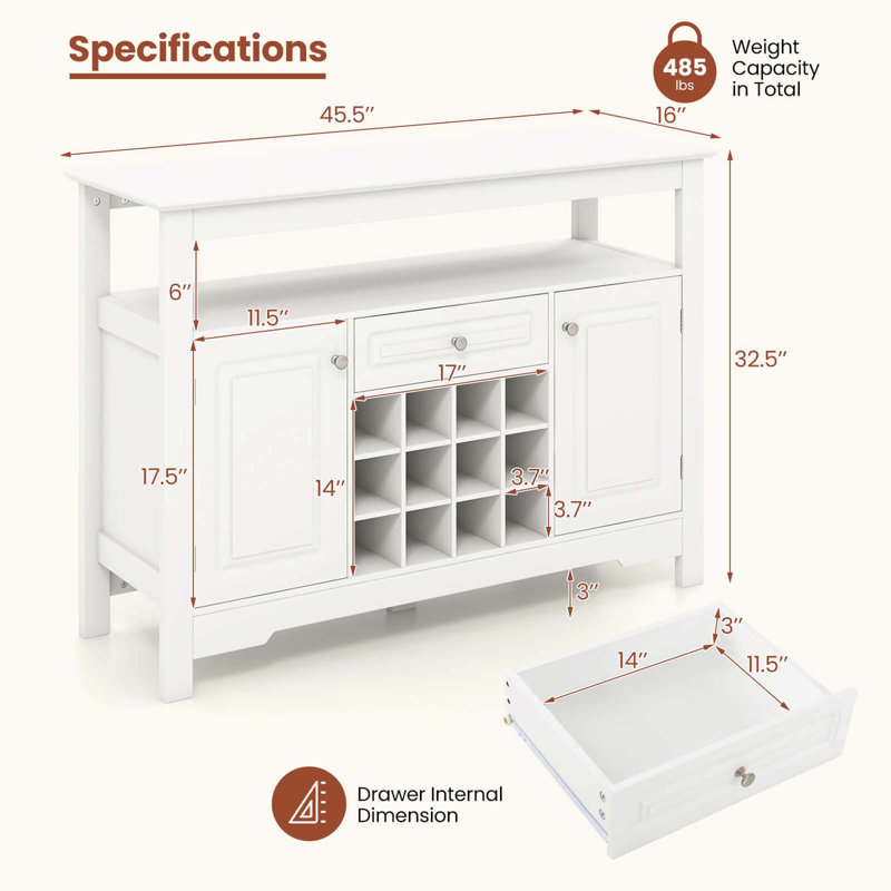 Demostene 16'' Sideboard