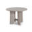 5Pc Dining Set Round Table Upholstered Chairs