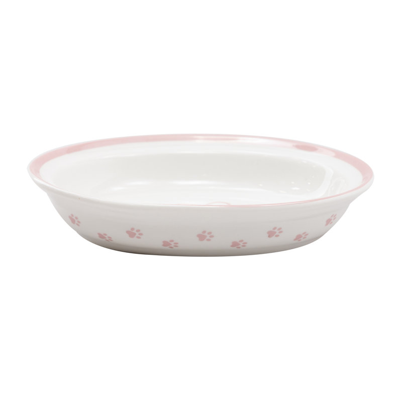 Ensemble de bols pour chat 2 pièces, Rose