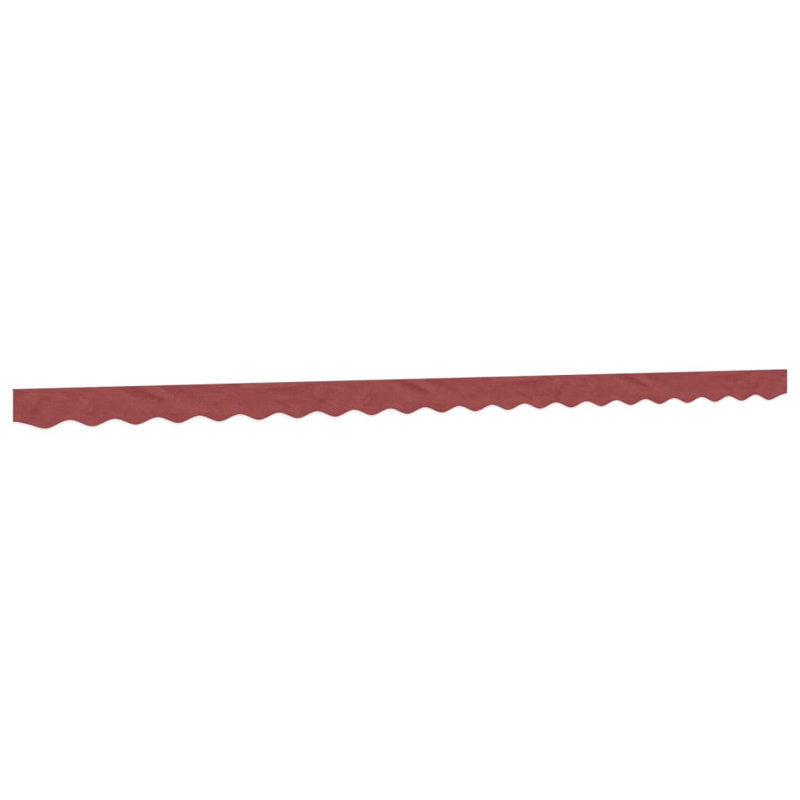 Replacement Fabric For Awning Valance, 480cm W x 20cm D, Solid Colour, Burgundy