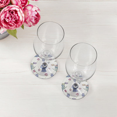 Royal Delft Purissima Vegan Leather Round Coasters