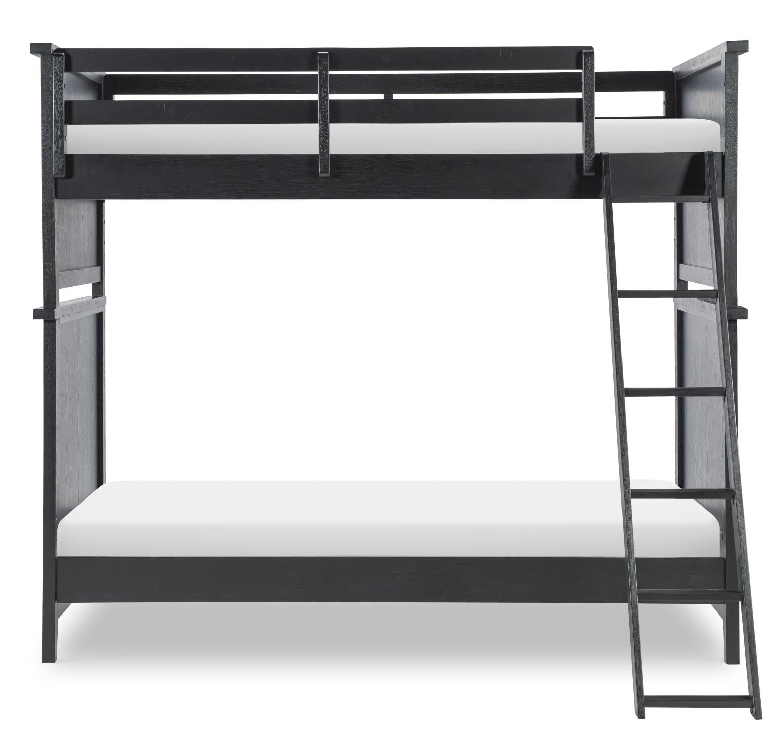 Today's Traditions Bunk Bed With Ladder, Blacksmith, Twin Over Twin