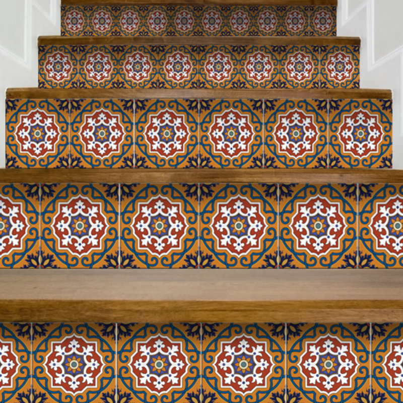 Carreau de mosaïque auto-adhésif en vinyle 6 po x 6 po