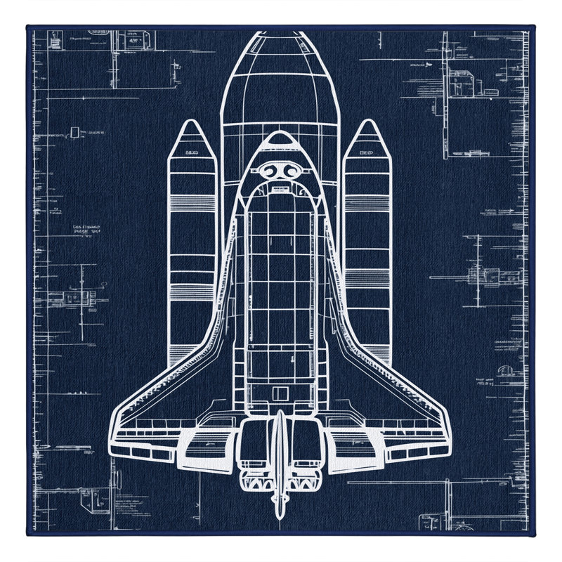 Tapis gris lavable à la machine, Carré 7 pi