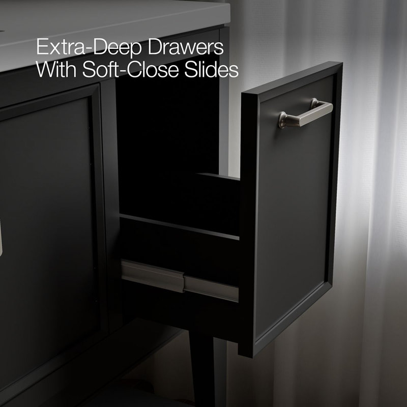 Winnow 48-In Bathroom Vanity Set, Slate Gray