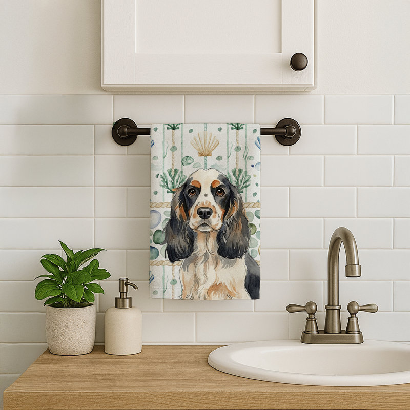 Serviette de cuisine Parti Cocker Spaniel, Cocker spaniel anglais