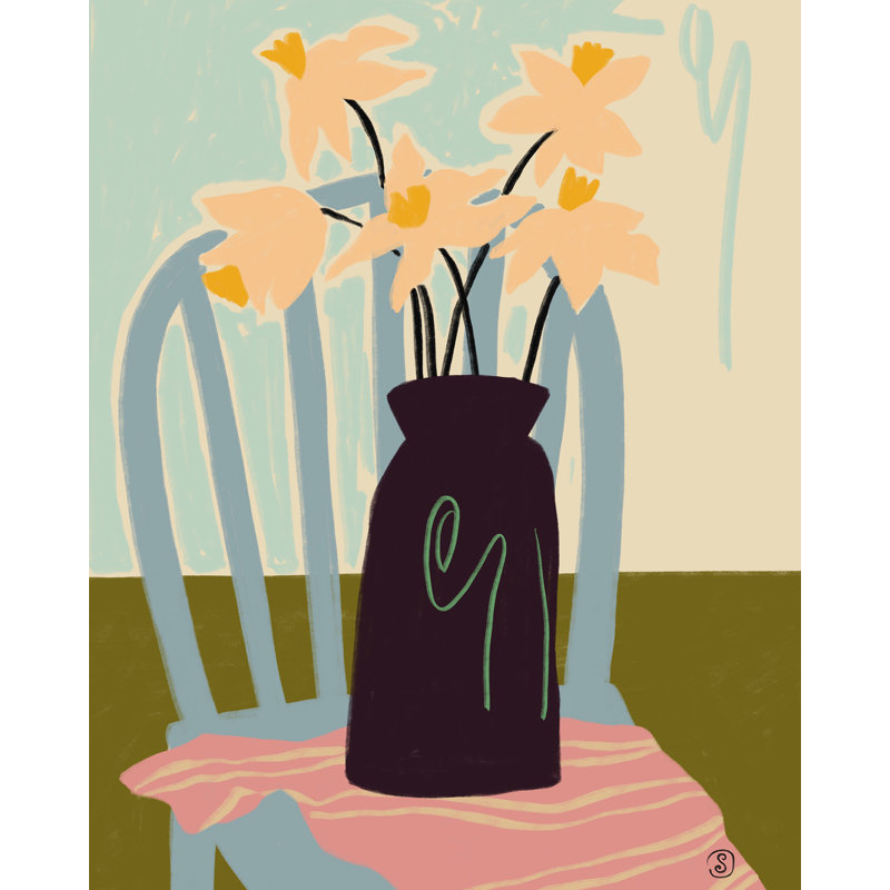 Daffodils, 25.75" H x 21.75" W