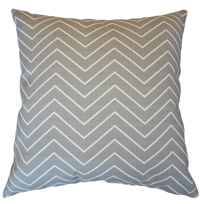 Waiva Zigzag Indoor/Outdoor Throw Pillow, Height(18") x Width(18")