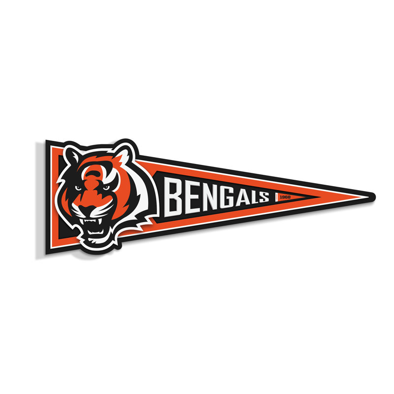 NFL Cincinnati Bengals Pennant Sign
