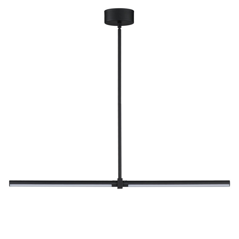 Luminaire suspendu à 2 lumières, Noir