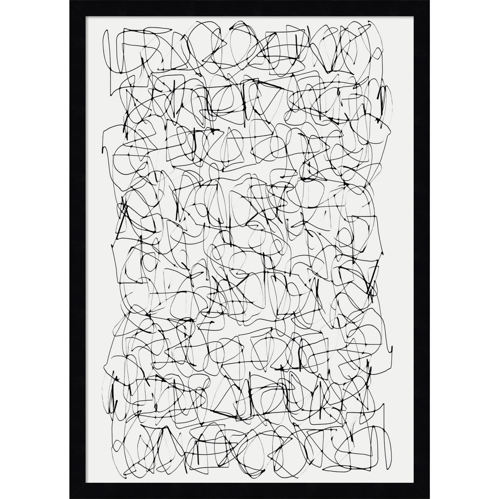 Circuitry by Dan Hobday, 25" H X 18" W, Black