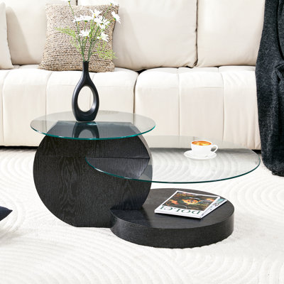 Glass Top Single Coffee Table