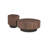 Solid Mango Wood Round End Table-1204403001