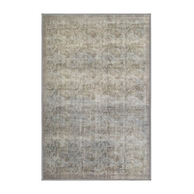 Tapis traditionnel brun / rouge / brun clair Libourne
