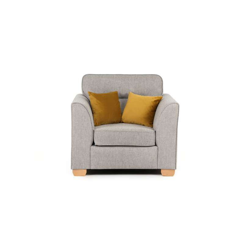Marryn Armchair Fabric, Light Grey