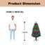 Lighted Artificial Christmas Tree-1164224778
