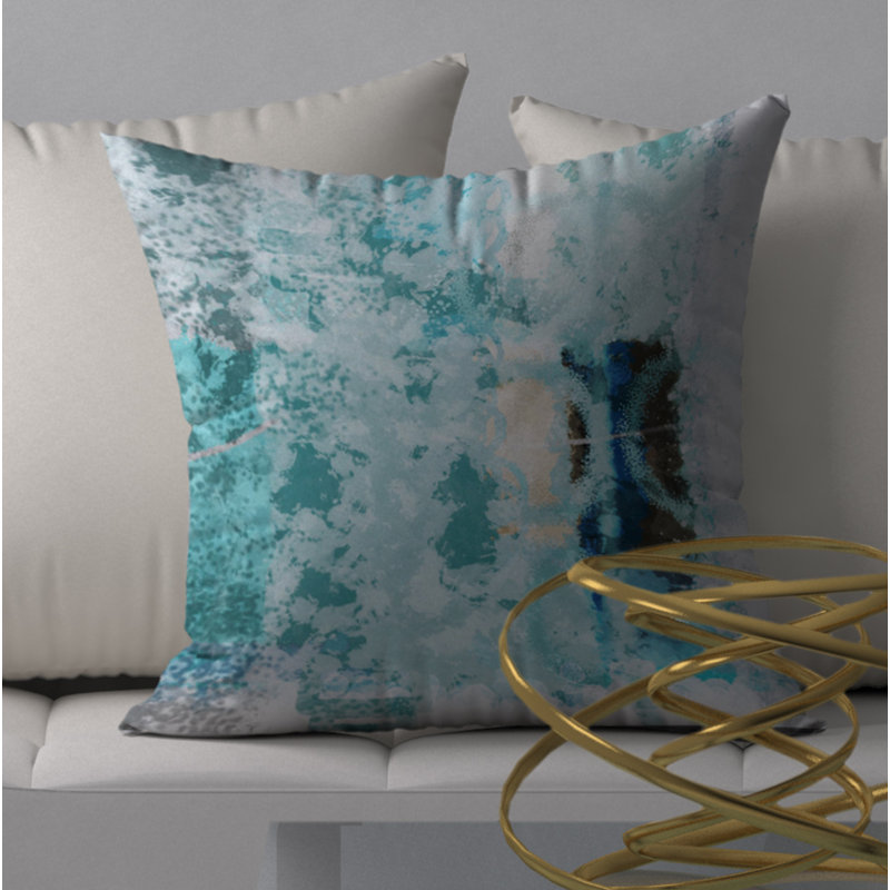 Housse de coussin décorative carrée « Pleasure Smashing »/insert, 20 po x 20 po