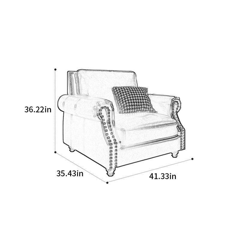 Retro American style sofa