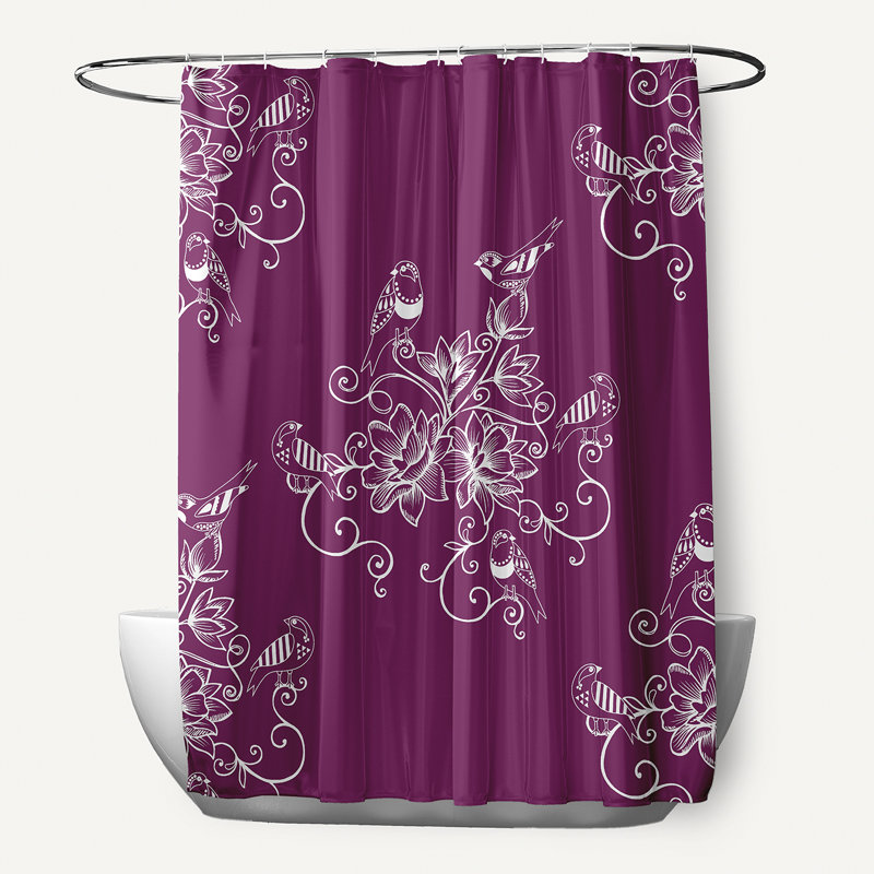 Rideau de douche Everill, Mauve