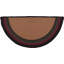  Tapis en coton tressé noir / rouge / brun Wyatt-465701980