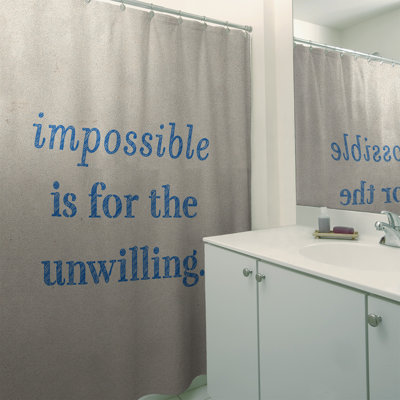 Shower Curtain and Liner Included