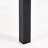 Wood Outdoor Side Table With Strong Iron Supports, 34" D X 70.4" W 30" H Legs, 30