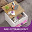 Square Lift Top Coffee Table With Storage，Stylish Centre Table