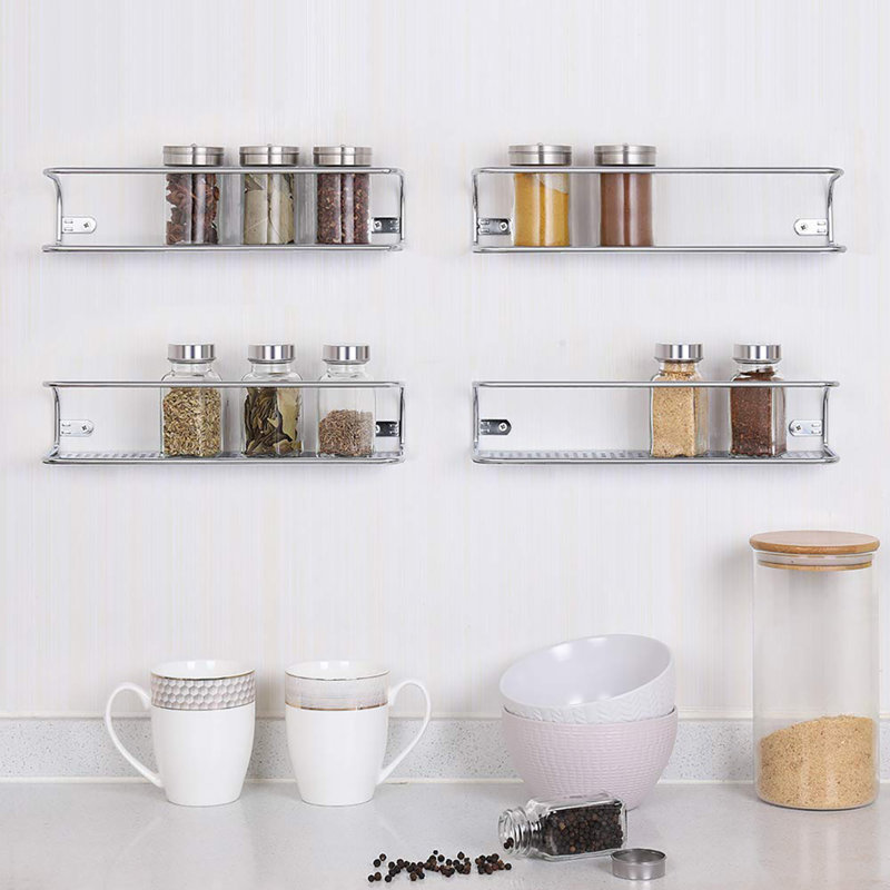 Support à épices 24 pots, H 8 po x l 16 po x P 3 po, Blanc