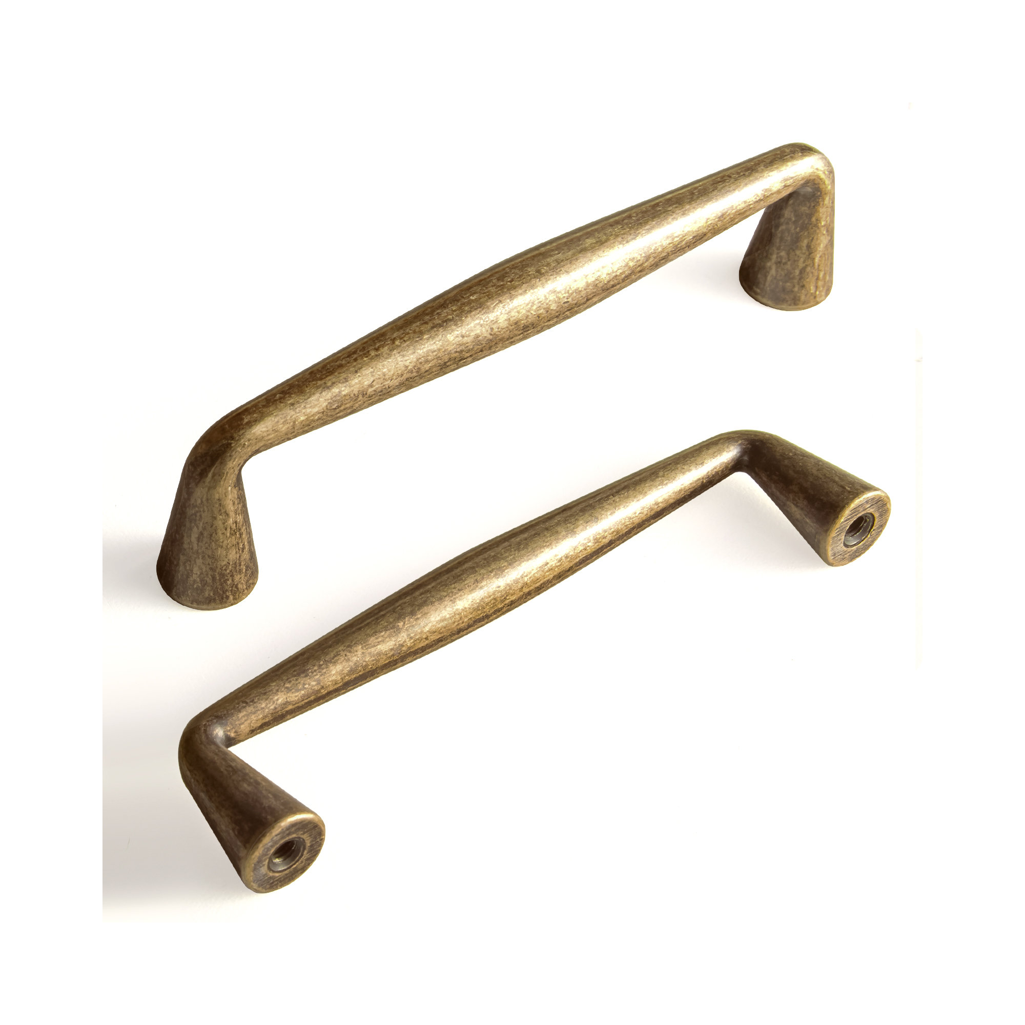 Center Bar Pull Multipack , 3 3/4", Antique Brass