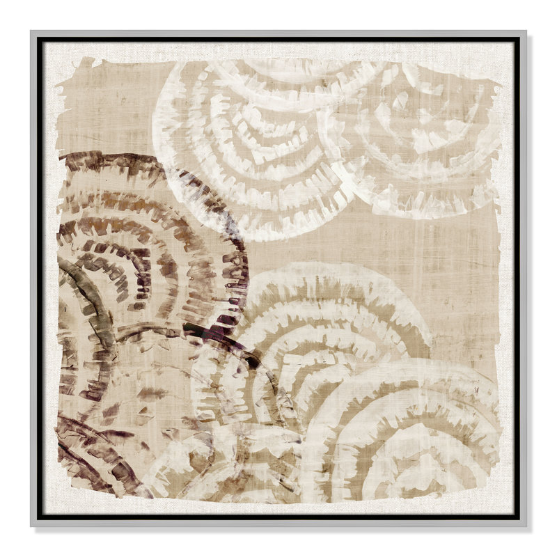 Whicket Pattern Whicker Pattern I Print by Eva Watts, 25.5" H x 25.5" W, Silver
