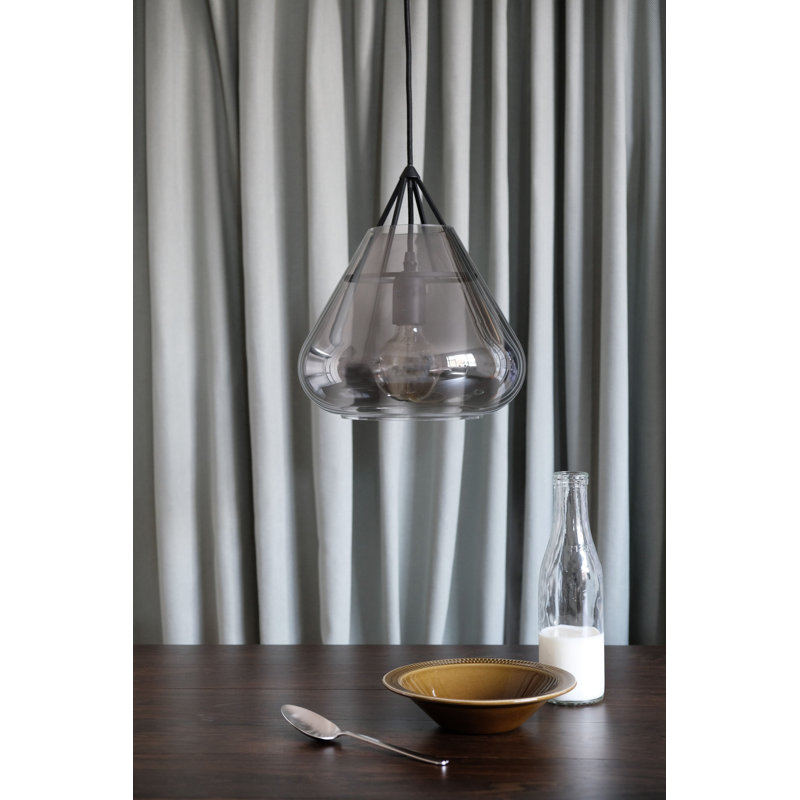 1 - Light Smoke Single Pendant