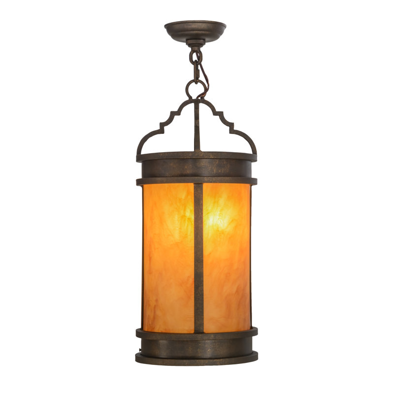 Luminaire suspendu pour bouteilles 2 lumières lanterne