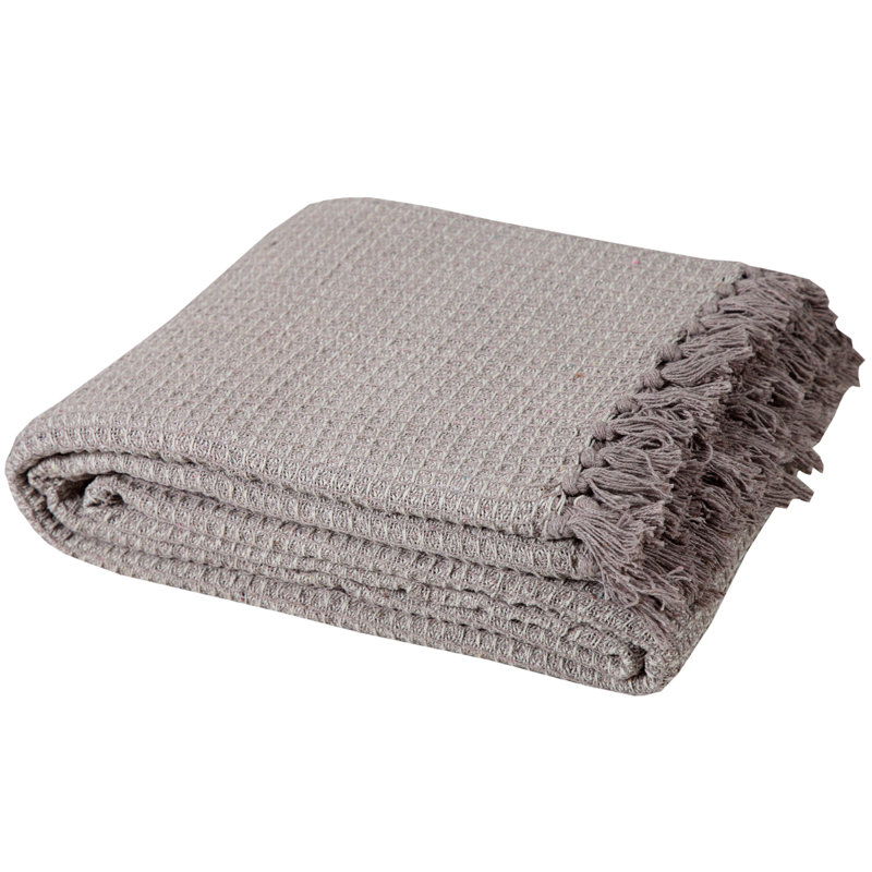 Carman Cotton Abstract Bedspread, Beige