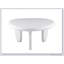 Table de bout haute brillance avec plateau de 60 mm d'épaisseur, parfaite pour les intérieurs modernes et une durabilité accrue