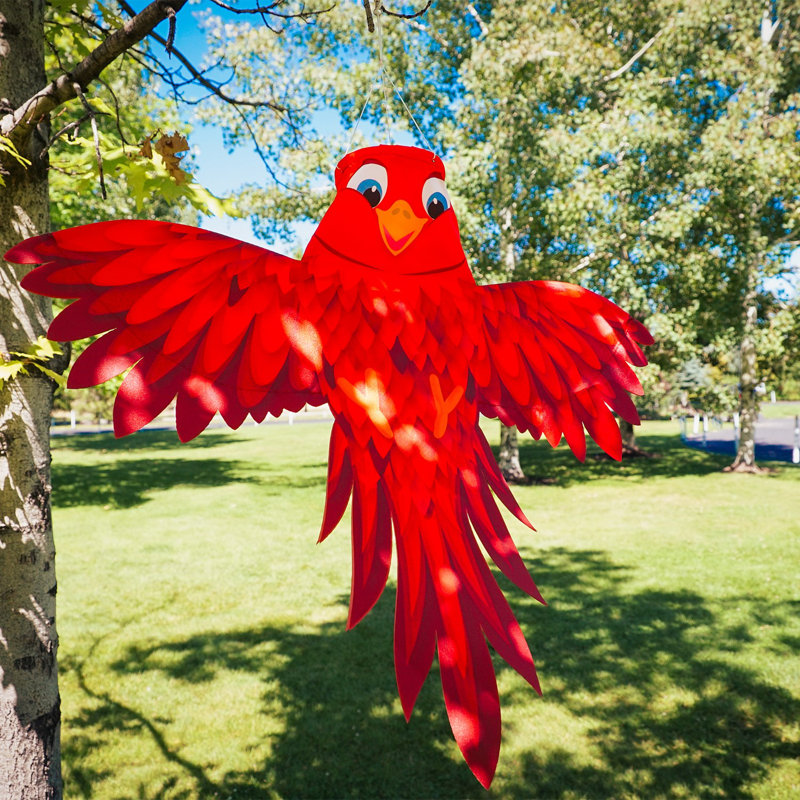 Red Bird Windsock, Red