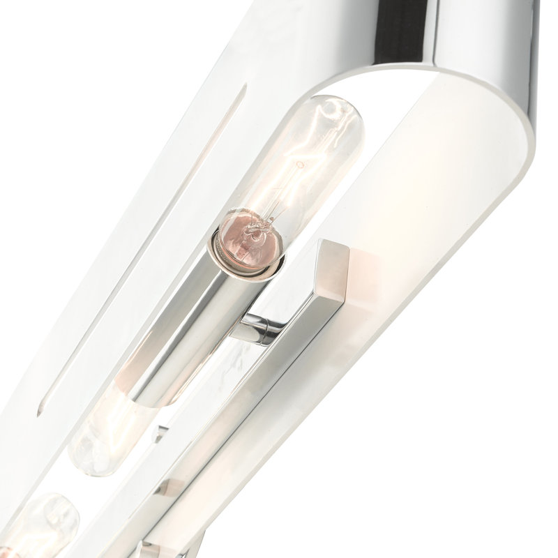 Ahmadou 4 - Light Dimmable Bath Bar, Polished Chrome