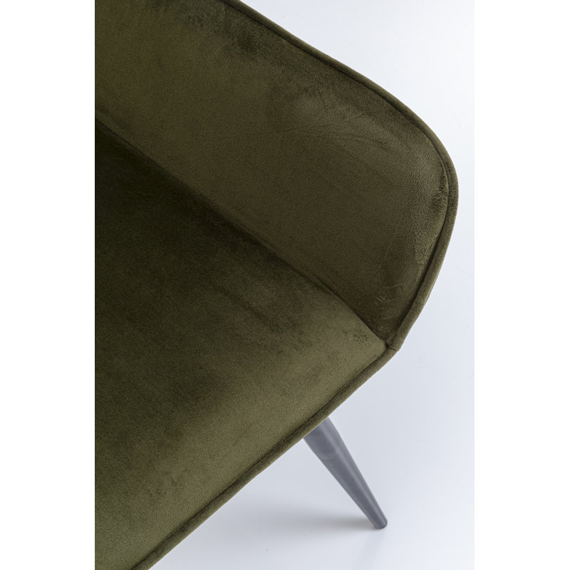 Chair with Armrest San Francisco, Dark Green