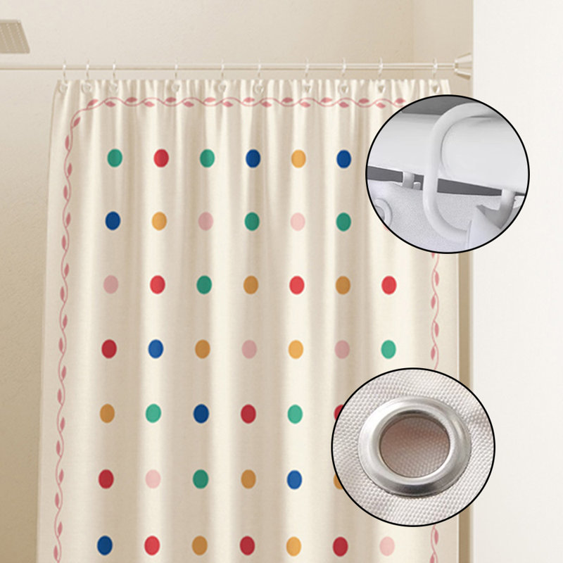 Rideau de douche en polyester