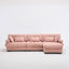 Canapé modulaire modulaire, canapé Cloud, canapé en L avec repose-pieds mobile, sièges profonds modernes pour le salon, canapé 3 places surdimensionné, canapés confortables en flanelle pour chambre à coucher, 5 coussins-132237793-132237792