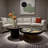 Retro Round Coffee Table Set