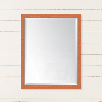 Broadway Wood Flat Wall Mirror