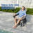 Smooth Motion Glider Adirondack Chair, 3-Position Adjustable Outdoor Chair, HDPE Easy Assembly & Ergonomic Back Support for Patio-126056223