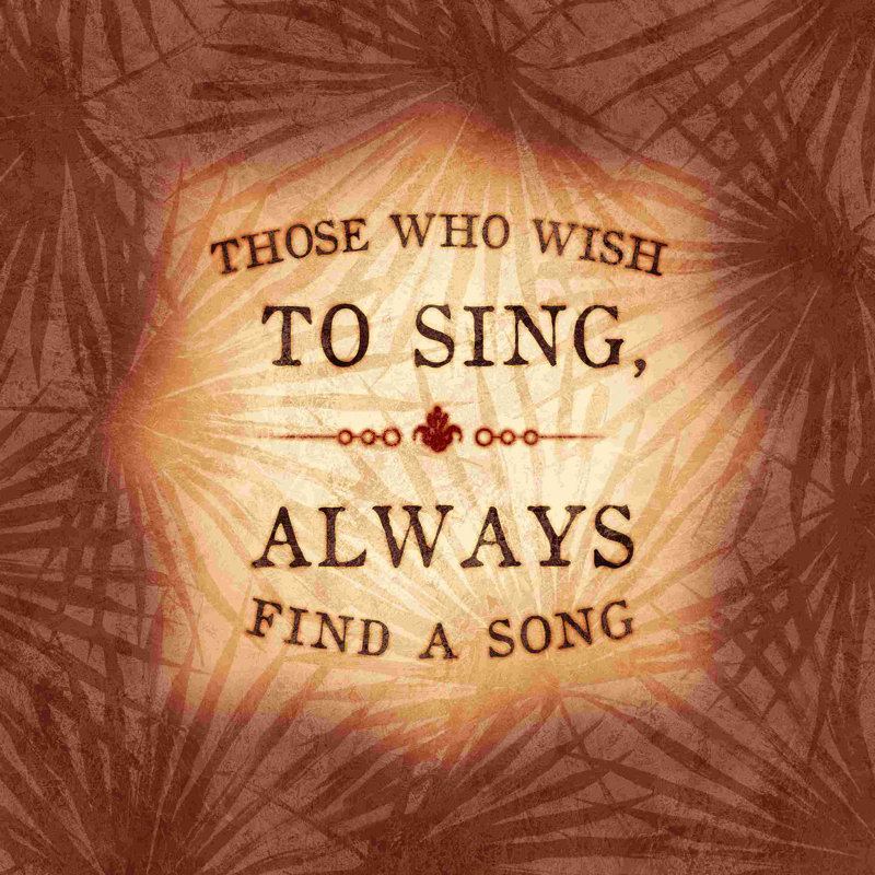 To Sing Always - Impression sur toile tendue, H 12 po x l 12 po