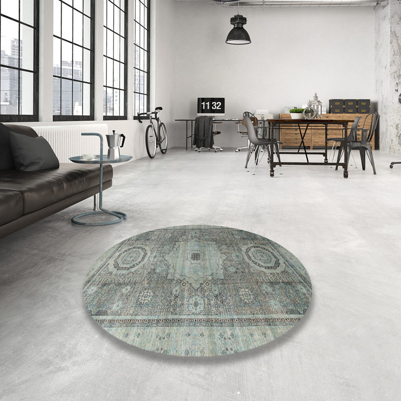 Tapis abstrait moderne 4175, Rond 4 pi