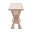 Anissa 84" Wide Reclaimed Pine Wood Console Table, Light Grey Wash